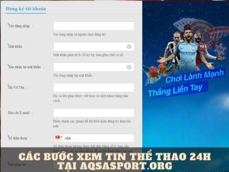 Các bước xem tin thể thao 24h hôm nay việt nam tại Cacuocbongda