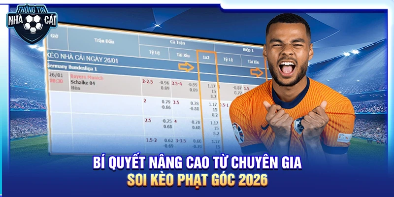 Bí quyết nâng cao từ chuyên gia soi kèo phạt góc 2026