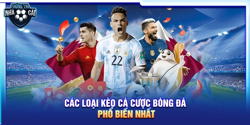 cac loai keo ca cuoc bong da pho bien nhat Các loại kèo cá cược bóng đá phổ biến nhất