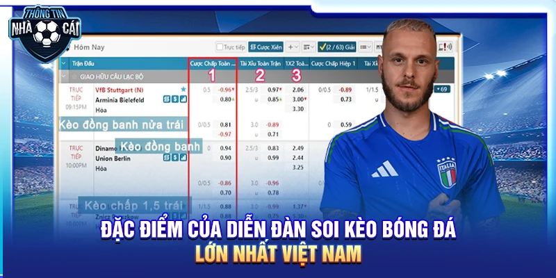 Đặc điểm của diễn đàn soi kèo bóng đá lớn nhất Việt Nam