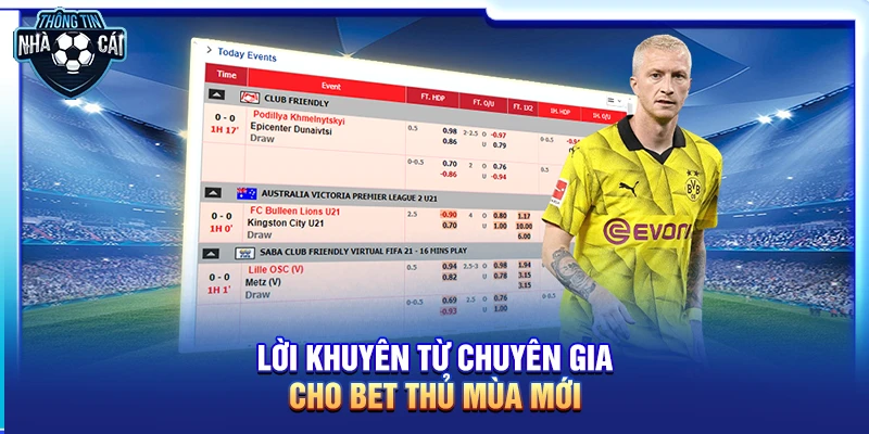 loi khuyen tu chuyen gia cho bet thu mua moi Lời khuyên từ chuyên gia cho bet thủ mùa mới