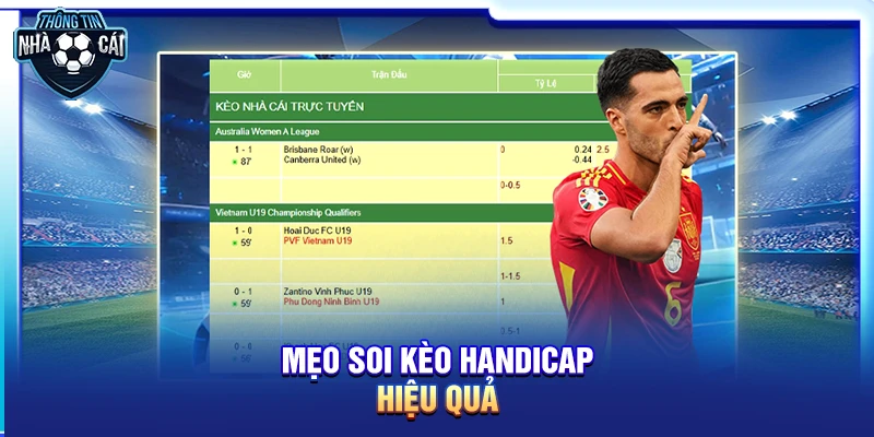 meo soi keo handicap hieu qua Mẹo soi kèo Handicap hiệu quả