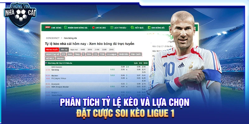 Phân tích tỷ lệ kèo và lựa chọn đặt cược soi kèo Ligue 1
